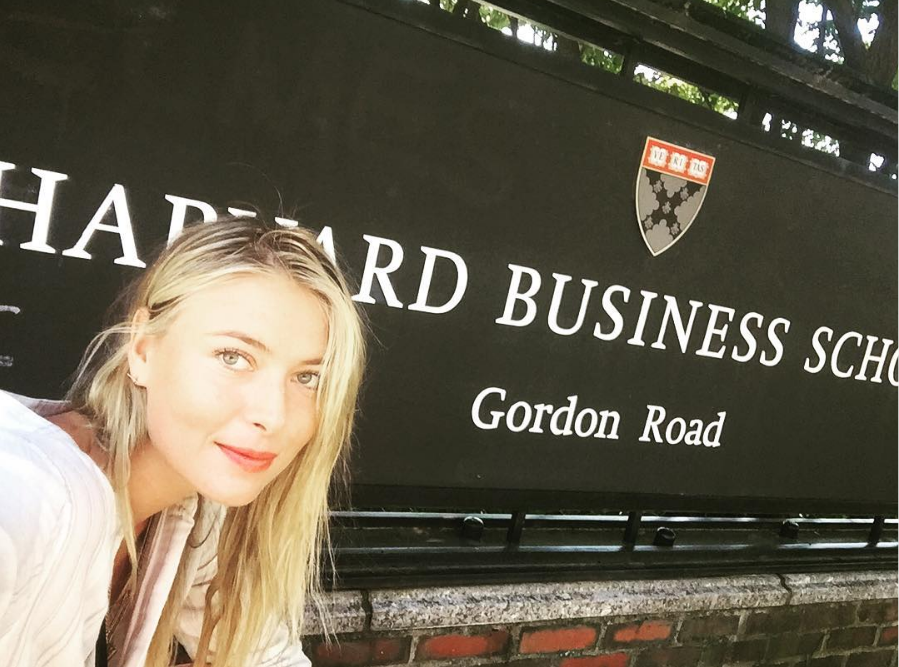Maria Sharapova ad Harvard