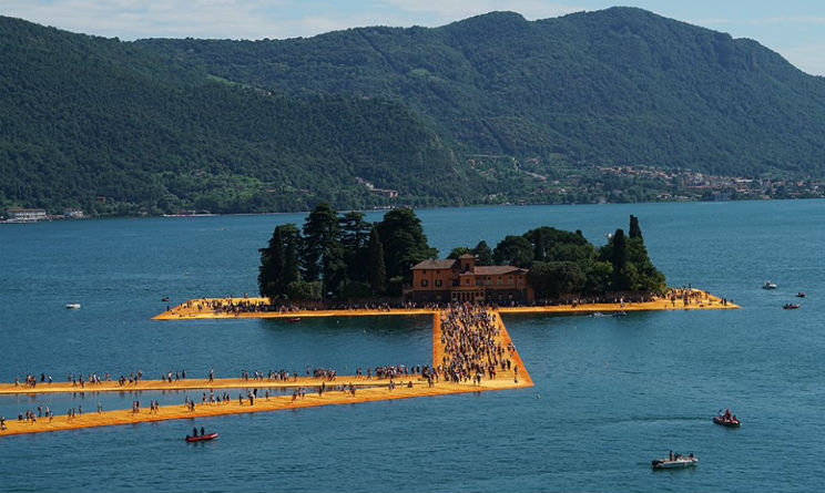 Passerella Di Christo Sul Lago D Iseo Quando L Arte Diventa Social Urbanpost