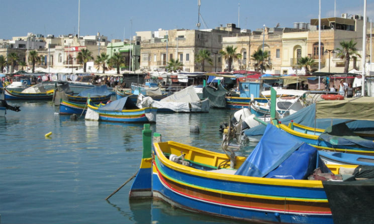 Villaggio Marsaxlokk Malta idea vacanza