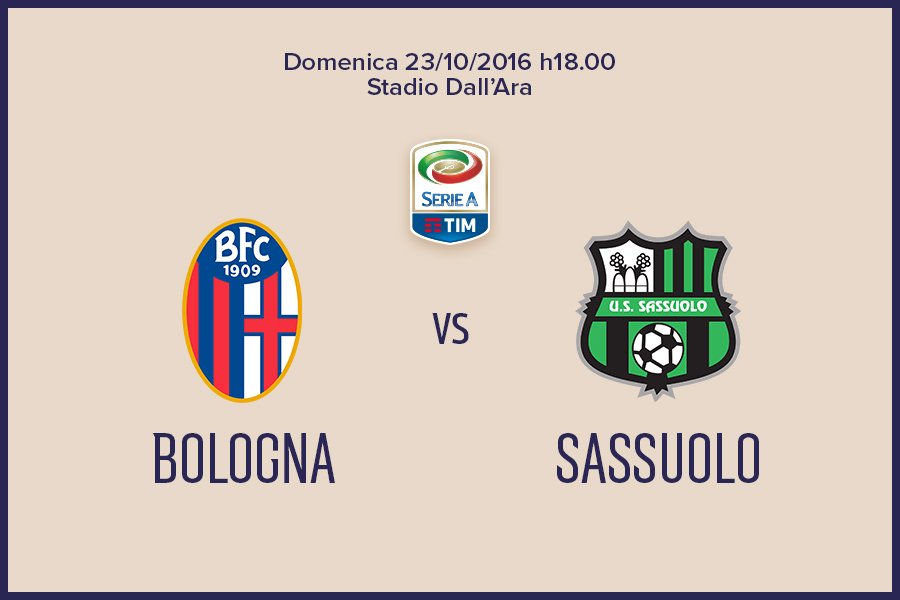 Bologna-Sassuolo probabili formazioni Serie A