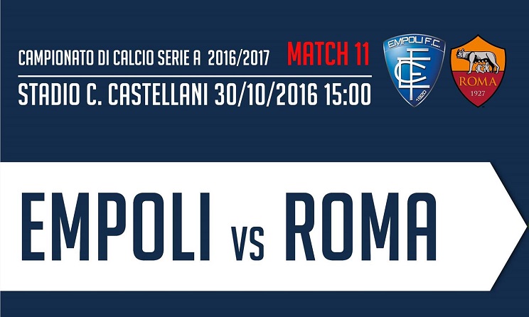 Dove vedere Empoli Roma
