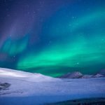 tempesta magnetica in corso aurore boreali