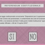 referendum costituzionale come e quando si vota