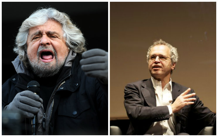 news polemica grillo-mentana