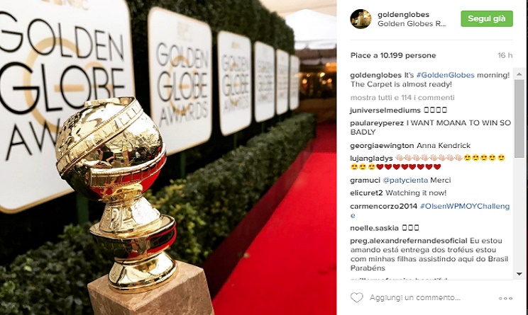 golden globe 2017, golden globe 2017 red carpet, golden globe 2017 outfit, golden globe 2017 abiti, golden globe 2017 vestiti,