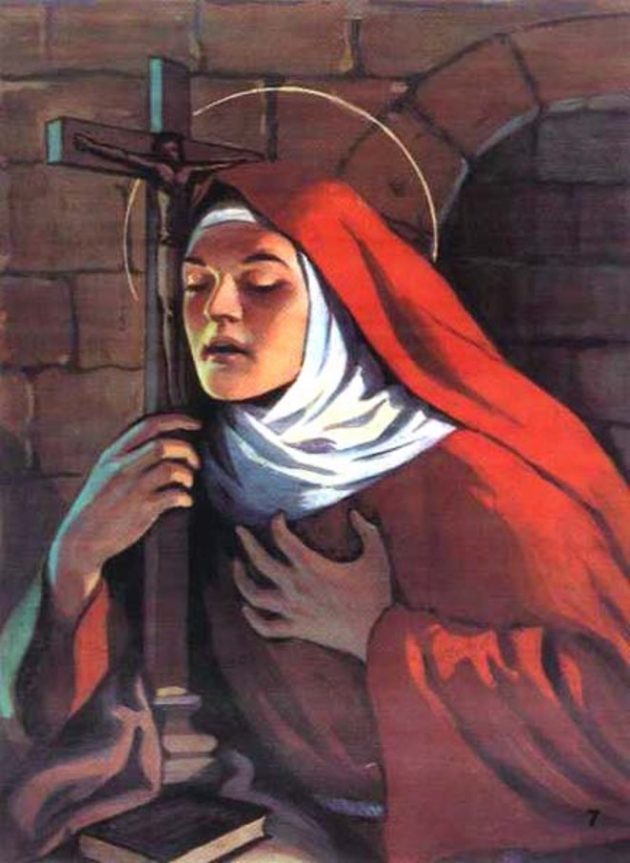 Sainte Catherine de Bologne, Clarisse, Mystique et artiste (1413-1463). Fête le 09 Mars. Santa-m-2-630x863