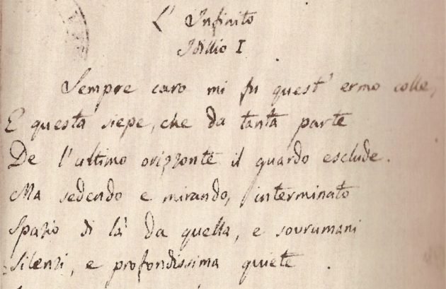 Giornata Mondiale Della Poesia L Infinito Di Leopardi Compie 0 Anni Gli Eventi A Recanati E In Tutt Italia Urbanpost