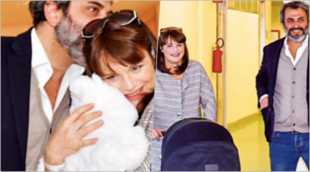 Lorena Bianchetti mamma: eccola mentre torna a casa con la figlia Estelle e il marito