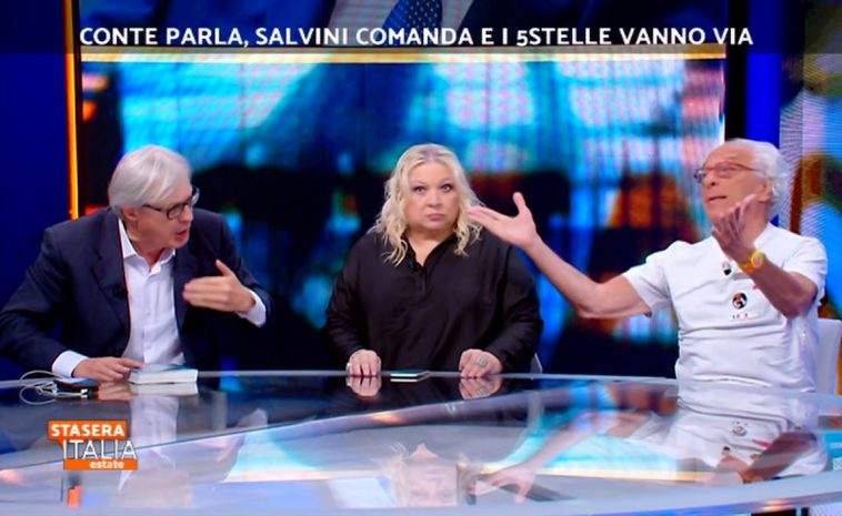 Rissa Tra Vittorio Sgarbi E Giampiero Mughini