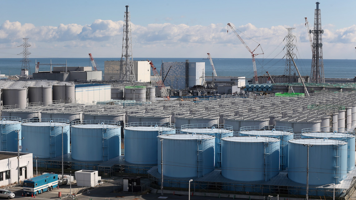 Disastro di Fukushima acqua radioattiva oceano