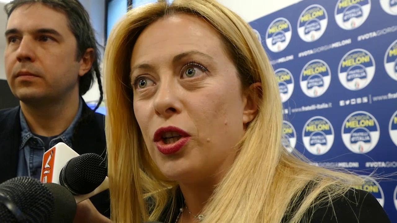 giorgia meloni coronavirus in italia