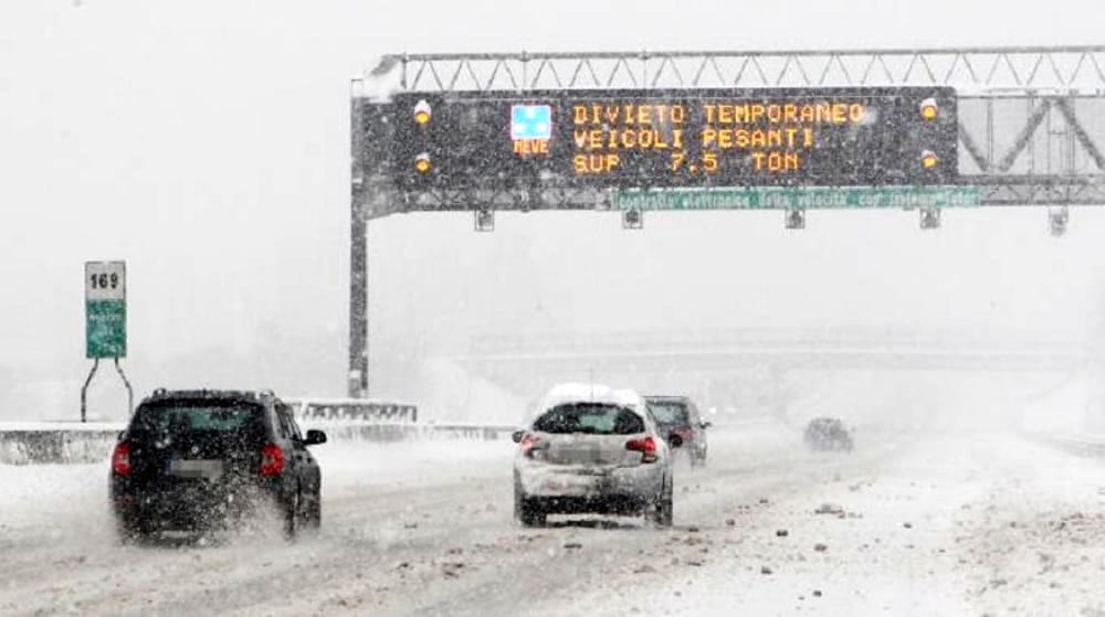Autostrade in tempo reale oggi, giovedì 12 dicembre 2019: traffico, incidenti, cantieri, chiusure