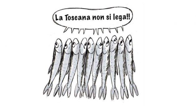 movimento delle sardine Firenze