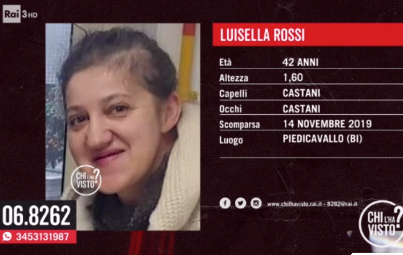 donna scomparsa nel biellese