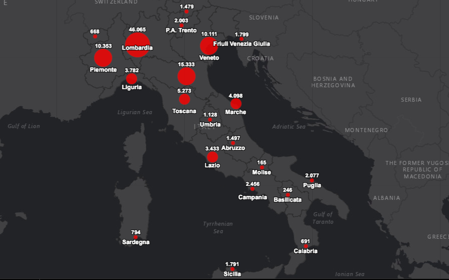 Coronavirus dati 2 aprile 2020