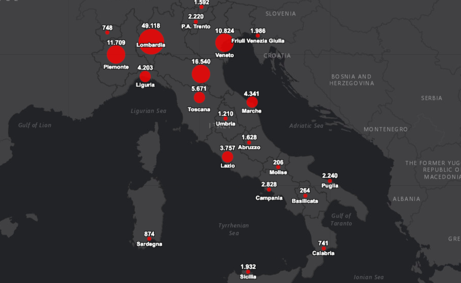 Coronavirus dati 4 aprile 2020