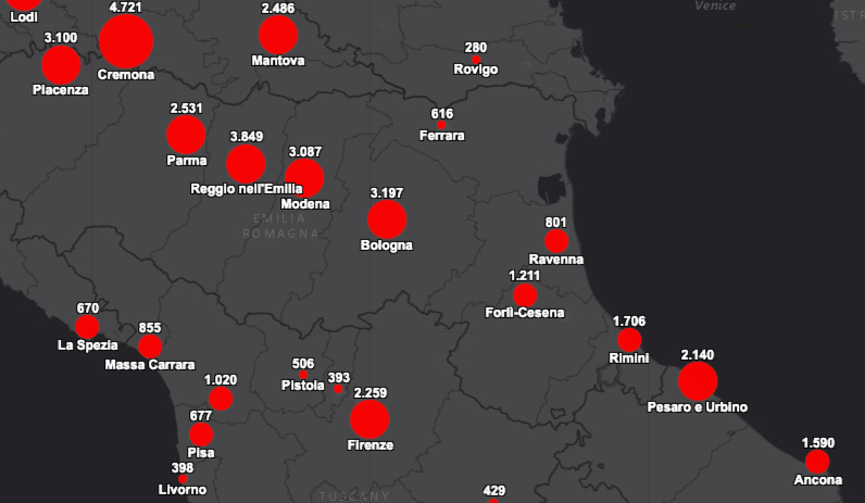 Coronavirus dati 12 aprile 2020