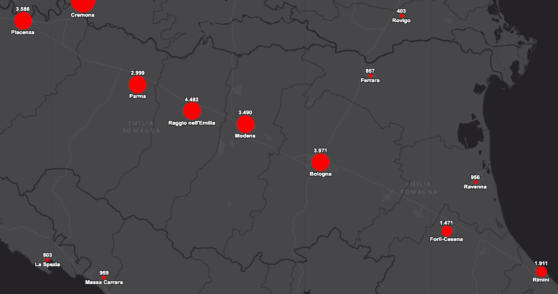 Coronavirus dati 23 aprile 2020 emilia romagna