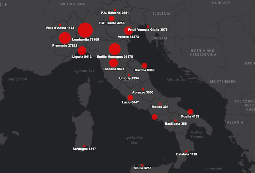 Coronavirus dati 4 maggio 2020