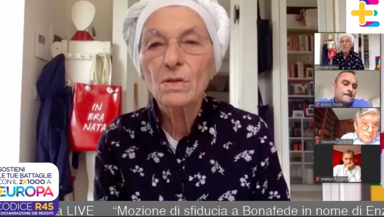 sfiducia a bonafede emma bonino