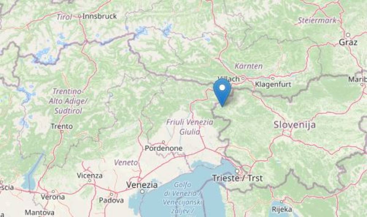 terremoto italia slovenia