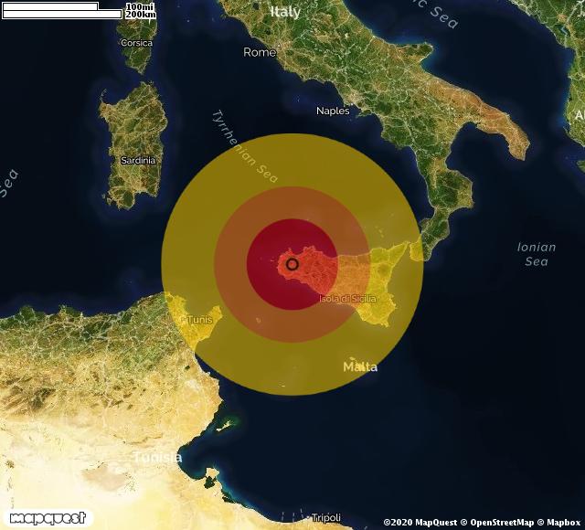 terremoto trapani