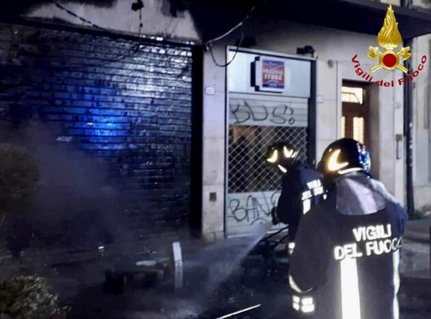 Padova bar fiamme