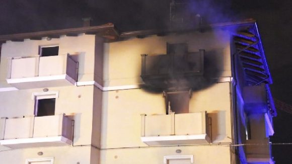 rimini incendio residence