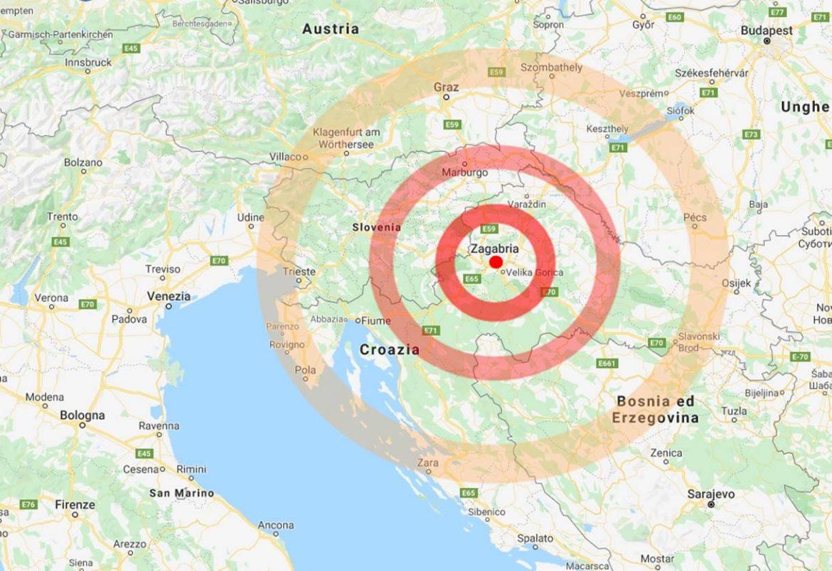 Terremoto Croazia oggi