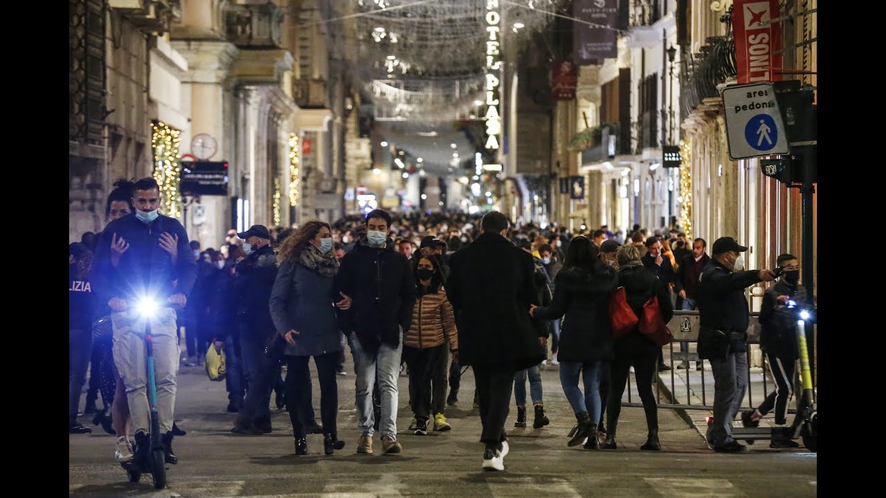 Italia zona rossa Natale