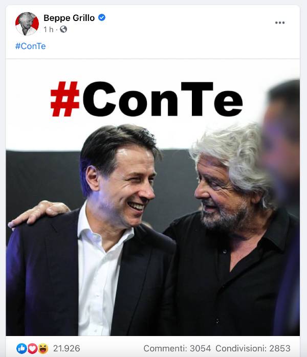 crisi di governo grillo conte