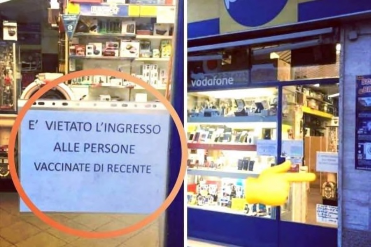 Vietato l’ingresso alle persone vaccinate