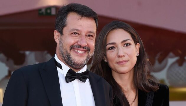 Matteo Salvini e Francesca Verdini 