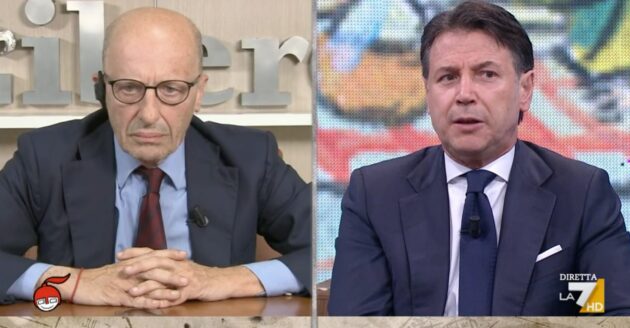 conte sallusti botta e risposta a di martedi l ex premier come una furia