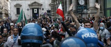 roma arresti corteo no green pass