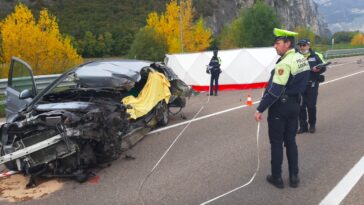 Giorgia Sartori morta nell'incidente a Zambana: schianto auto contro tir