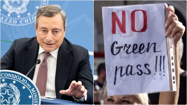 draghi green pass lavoro 
