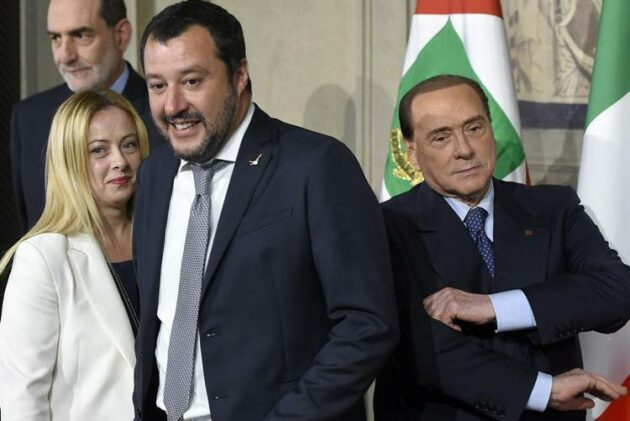 meloni Salvini Berlusconi 