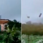 Tornado Sicilia Canicattì e Grotta Rossa a ferro e fuoco