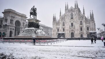 Neve a Milano 8 dicembre, previsioni per i prossimi giorni