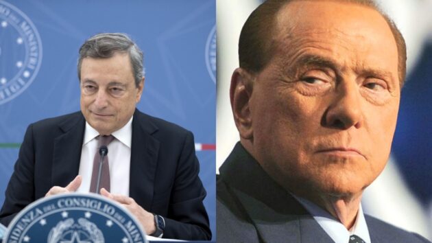 Berlusconi Draghi 