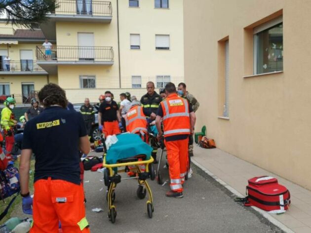 L'aquila incidente asilo