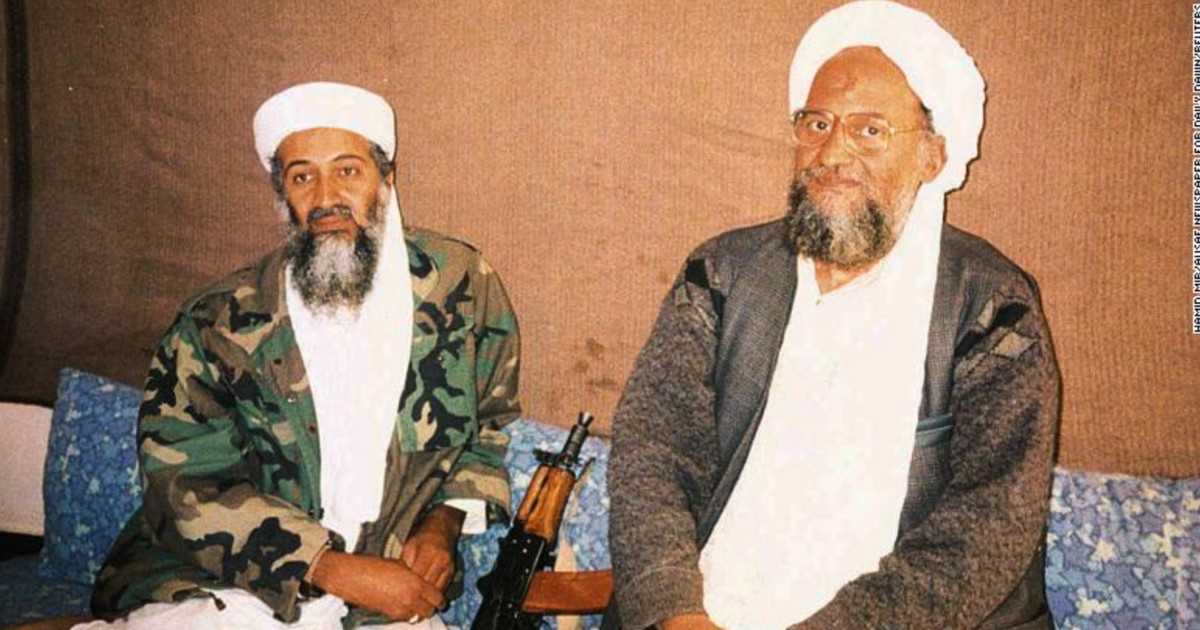 Ayman al-Zawahiri con Osama Bin Laden