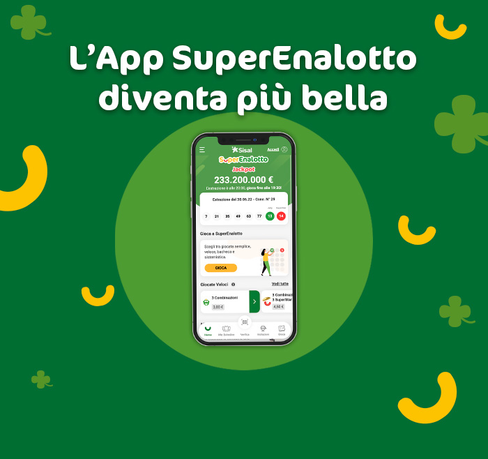 App SuperEnalotto: Con La Nuova Veste Grafica Il Gioco è Più Digitale