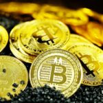 monete bitcoin d'oro