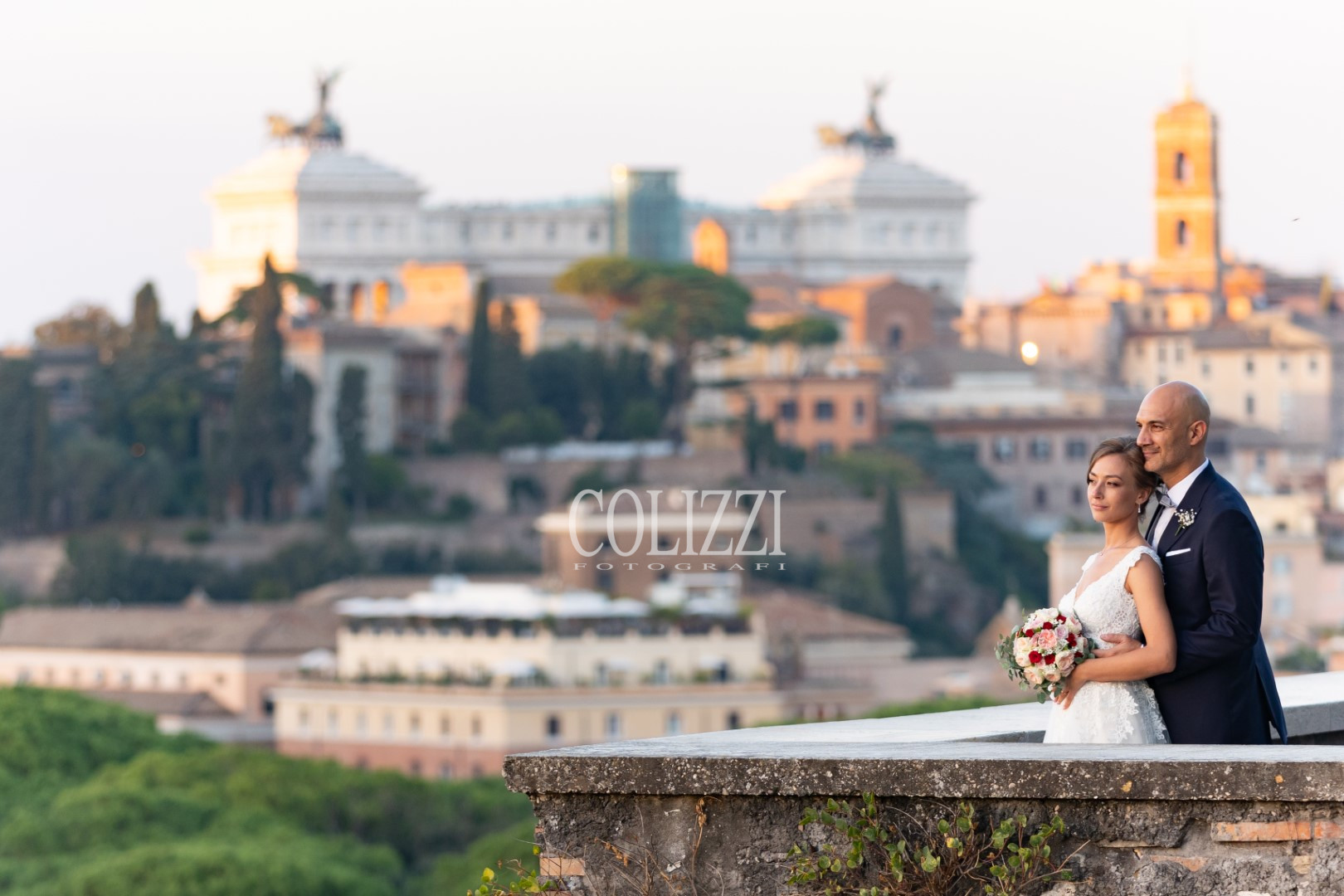 coppia di sposi a Roma