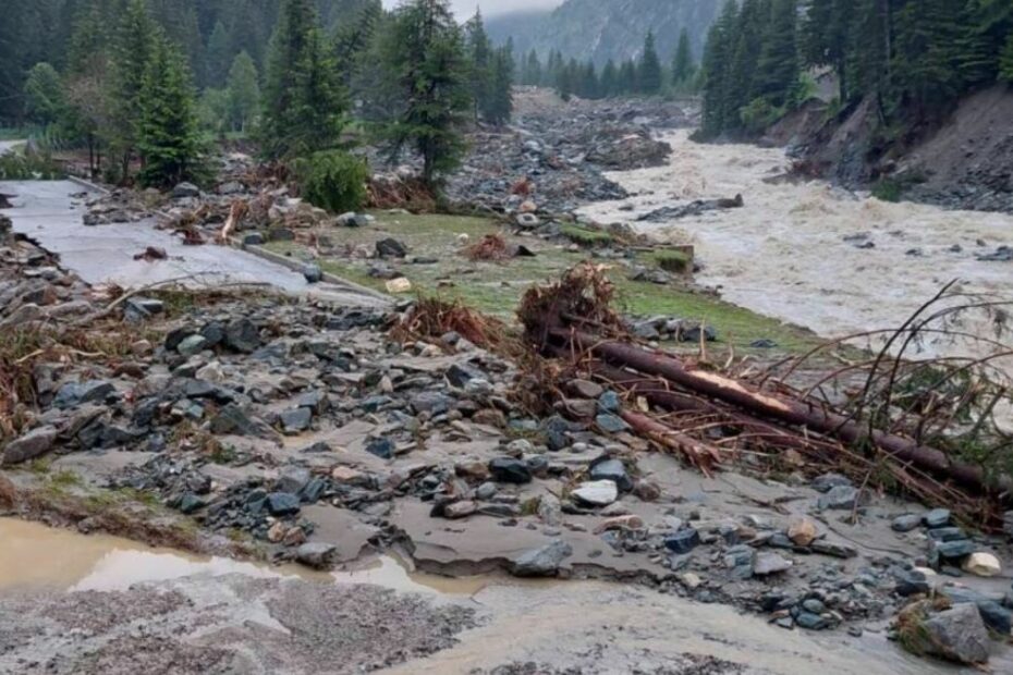 Maltempo e frane in Valle d'Aosta, ma il peggio (forse) è passato