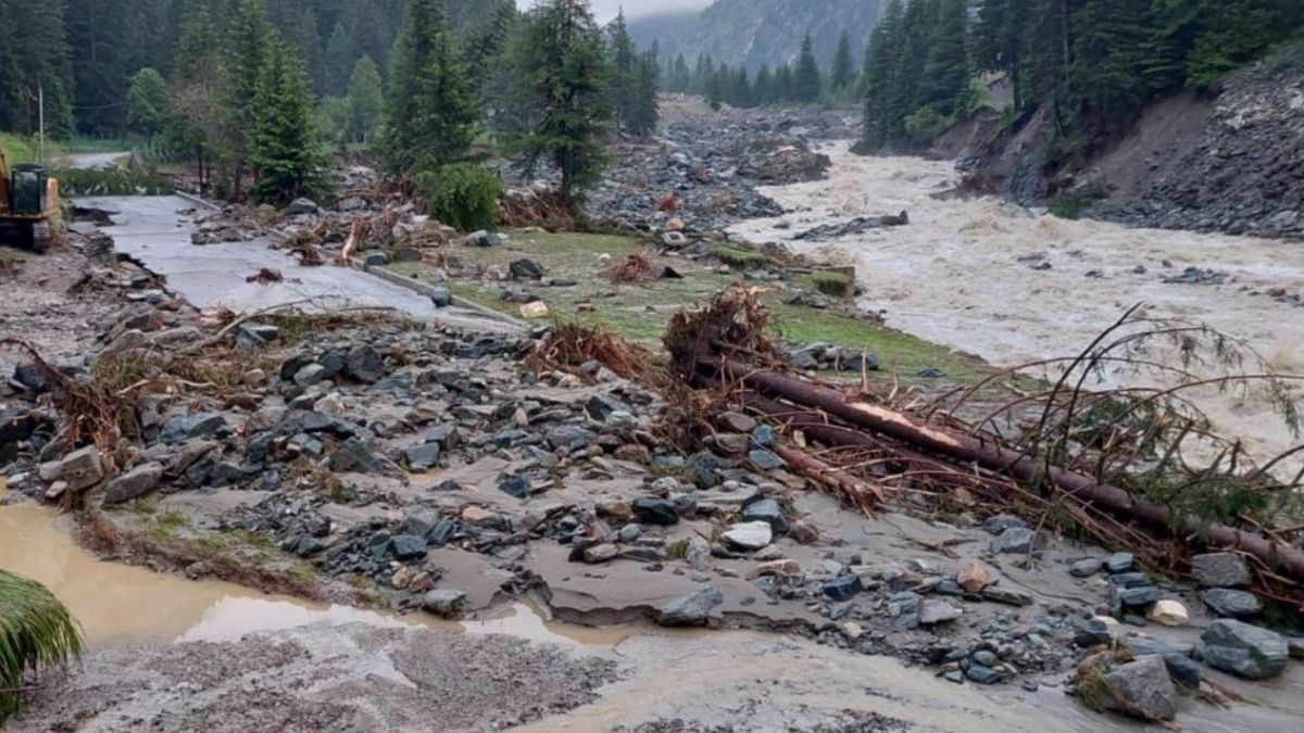 maltempo in valle d'aosta frane