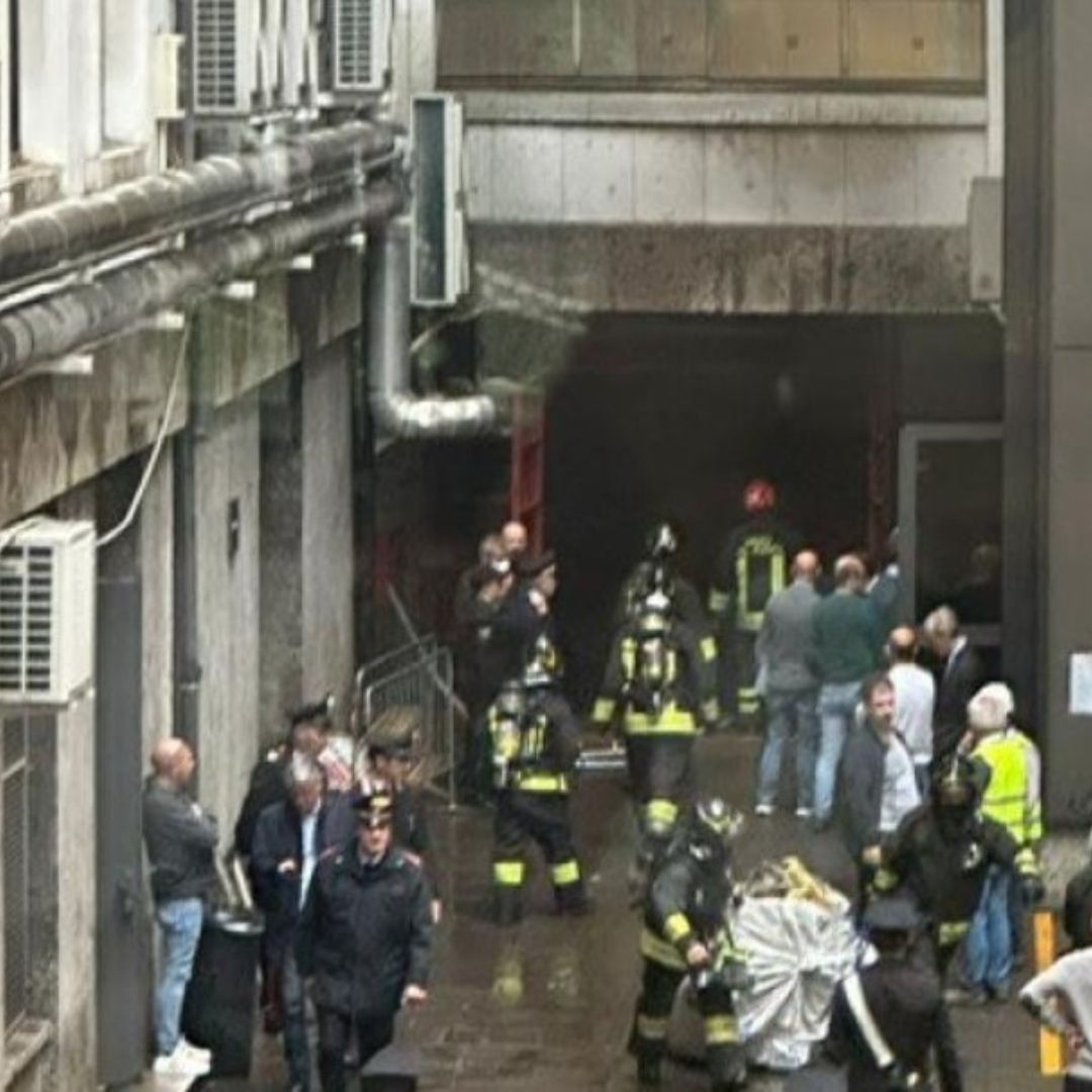 incendio evacuato tribunale milano