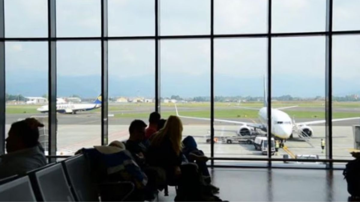 incidente aeroporto bergamo scoppia pneumatico